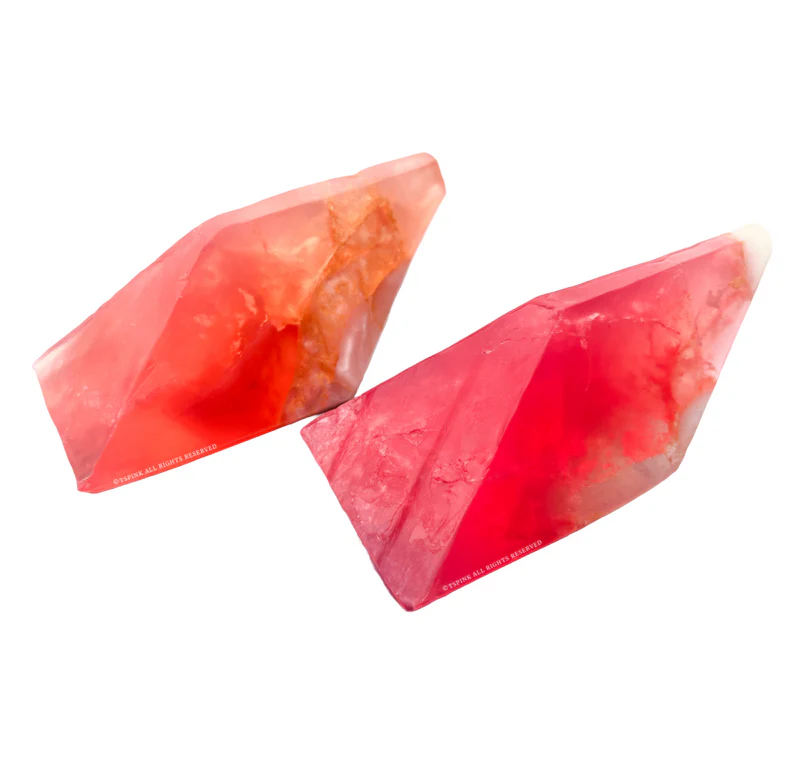 Rose Quartz™ SoapRocklets™ • Savon Gemme de Bain • Rose thé 2 Rose Quartz™ SoapRocklets™ • Savon Gemme de Bain • Rose thé - Image 2
