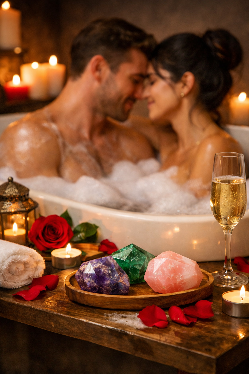 campagne st valentin couple bain